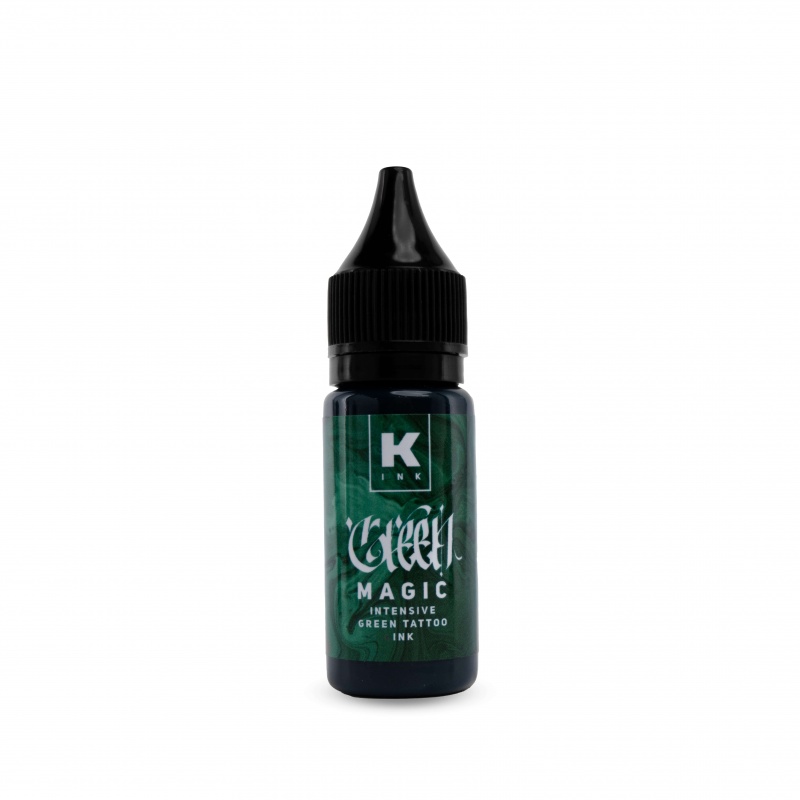 КРАСКА Tattoo Ink Green Magic Intensive Green 15 мл