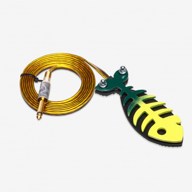 Moskit Steel Footswitch Рыба Yellow-Green