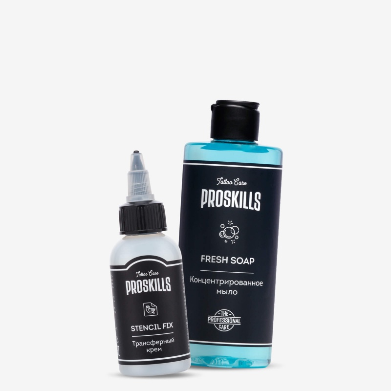 Комплект ProSkills Stencil Fix 100 мл + ProSkills Fresh Soap 250 мл